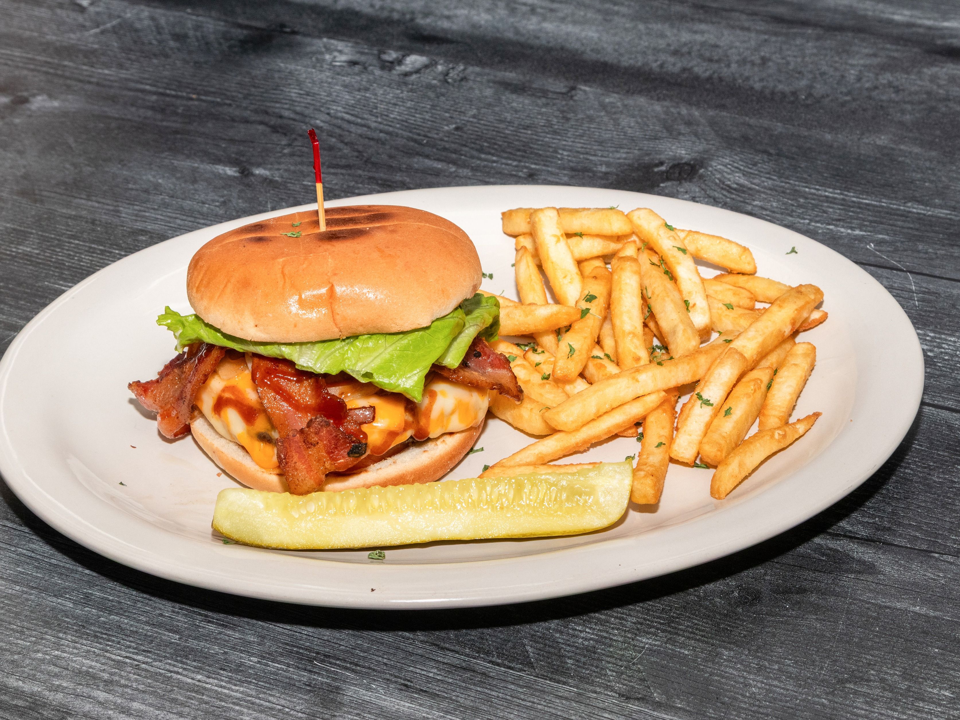 Colby Jack Cheese Burger