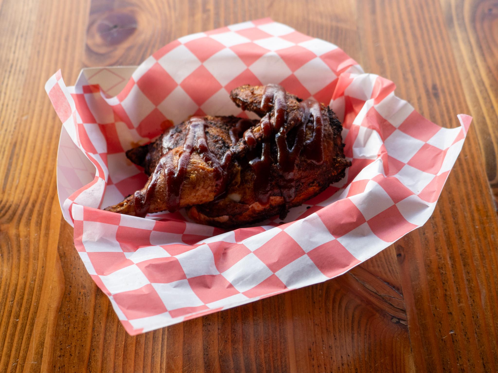 1/2 Smoked Chicken + Choice of 1 Side