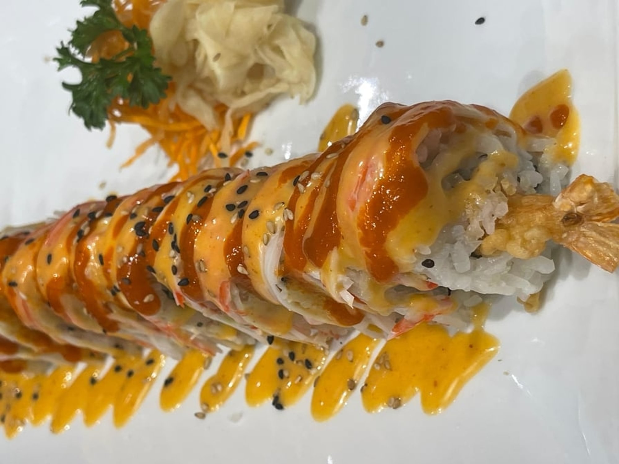 Spicy Cowboy Roll (Cooked)