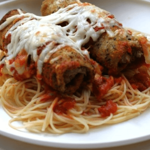 EGGPLANT ROLLATINI W PASTA ENTRÉE
