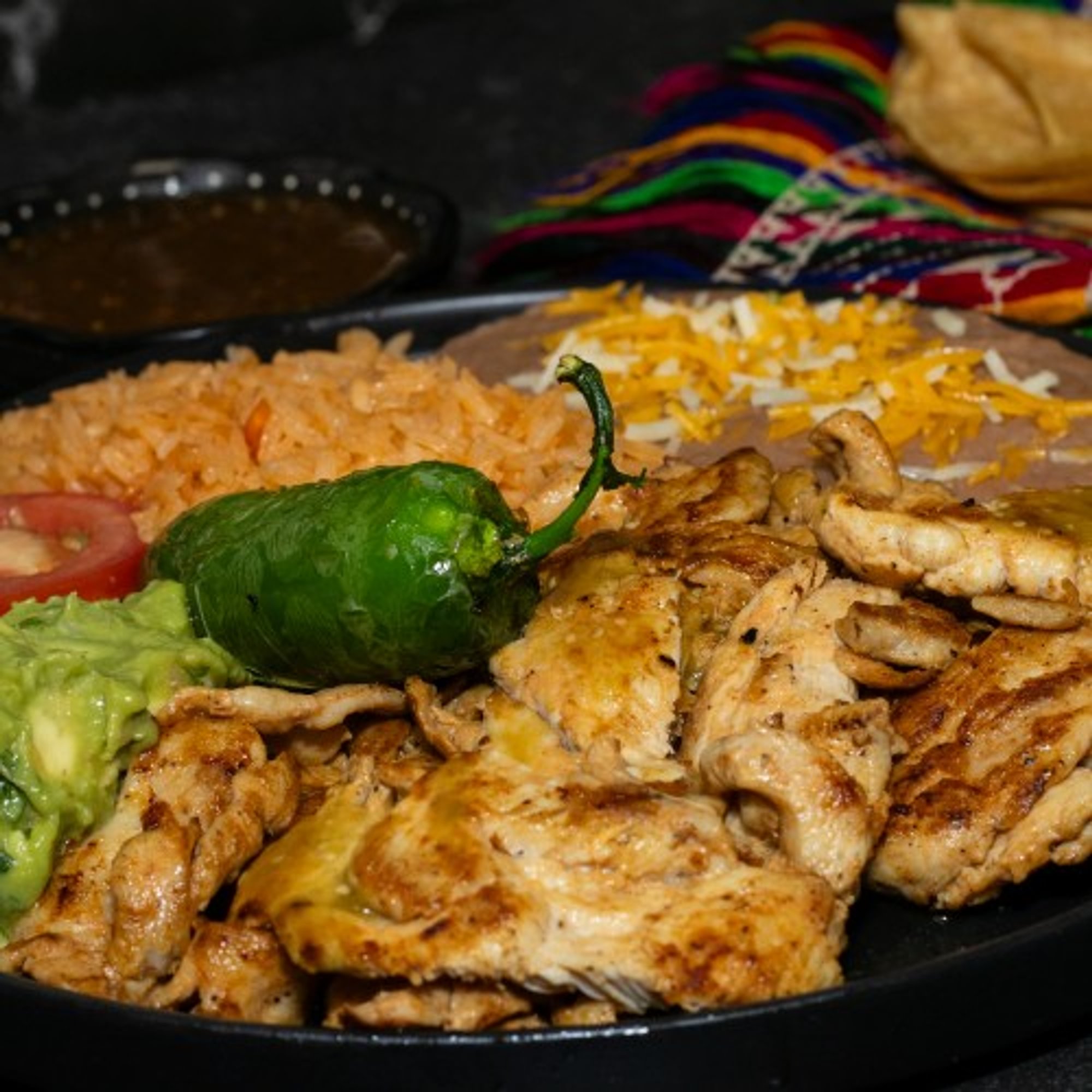 Pollo Asado Plate