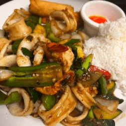 Lunch Spicy Squid & Shrimp
