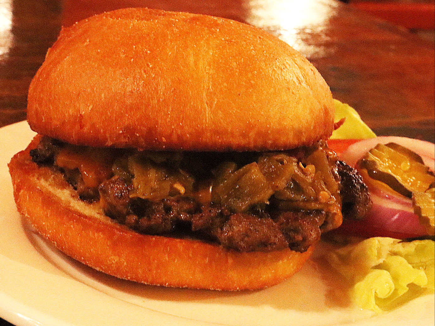 Green Chili Cheeseburger
