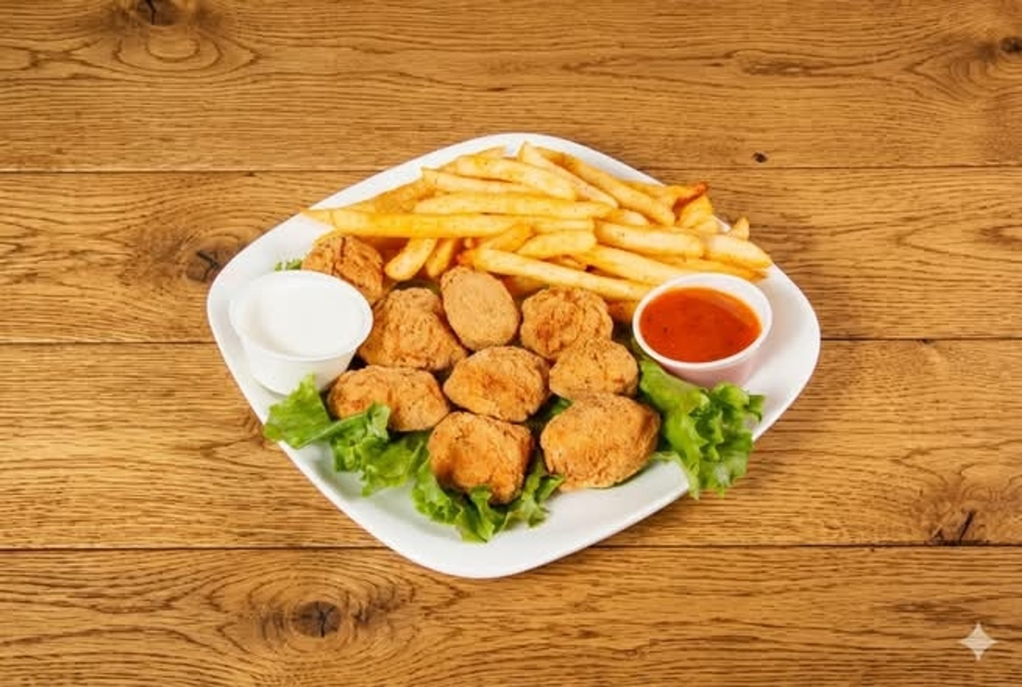 Chicken Boneless Fritters Lunch @