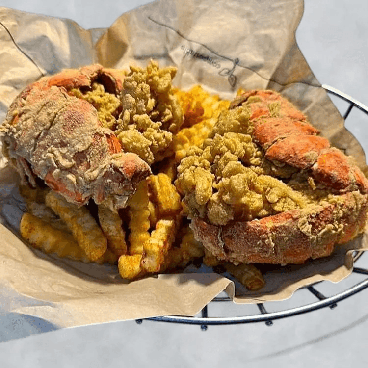 Fried Lobster Tails Basket