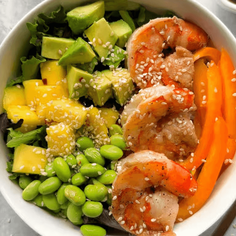 Crispy Shrimp Rice Bowl L