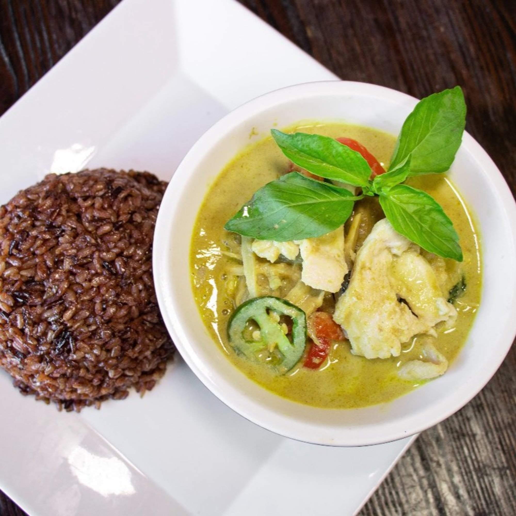 Green Curry with Rice