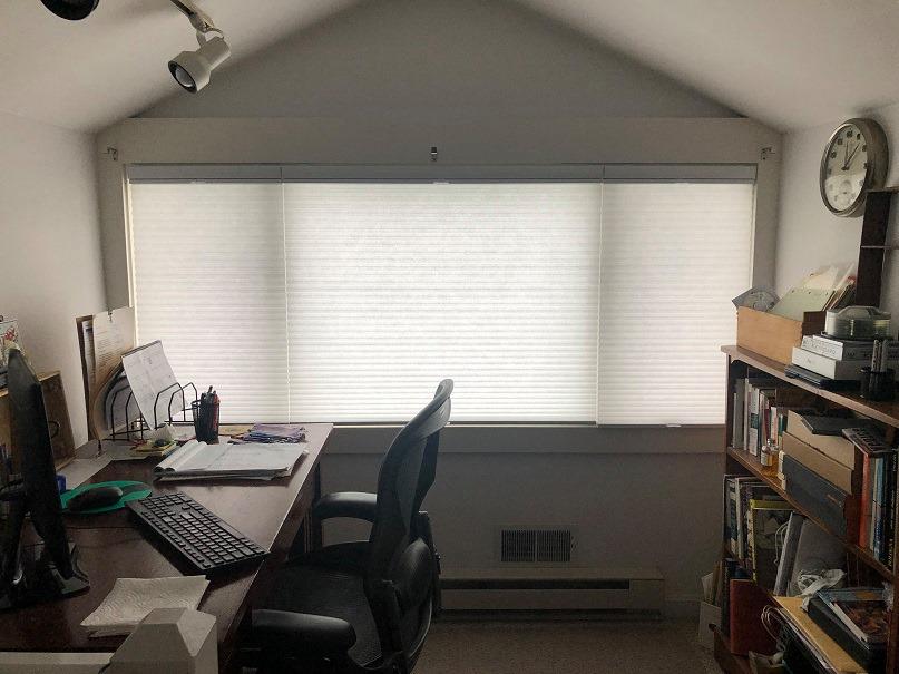 Budget Blinds of Arlington & Alexandria has an option for everyone! This office now has privacy control and light filtering options while still having access to a view outside, just like the homeowner wanted!  WindowWednesday  BudgetBlindsArlingtonAlexandria  ShadesofBeauty  FreeConsultation  Honeyc