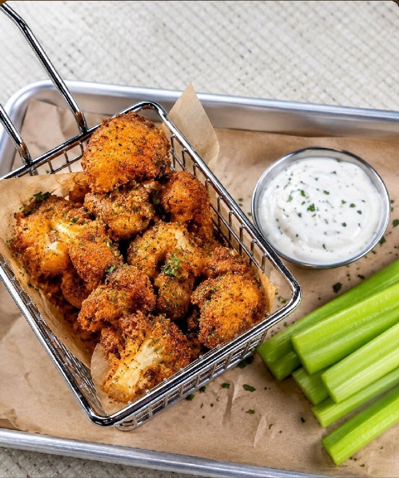 Buffalo Cauliflower Bites