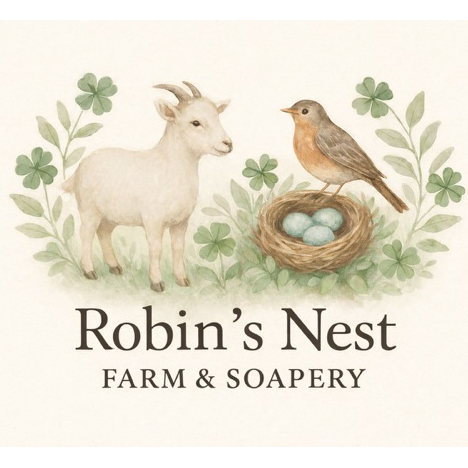Robin's Nest Farm &amp; Soapery Logo