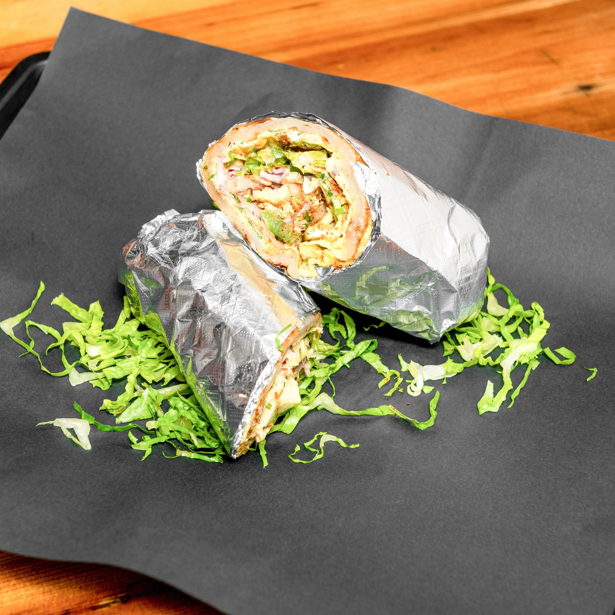 Egg Masala Roll