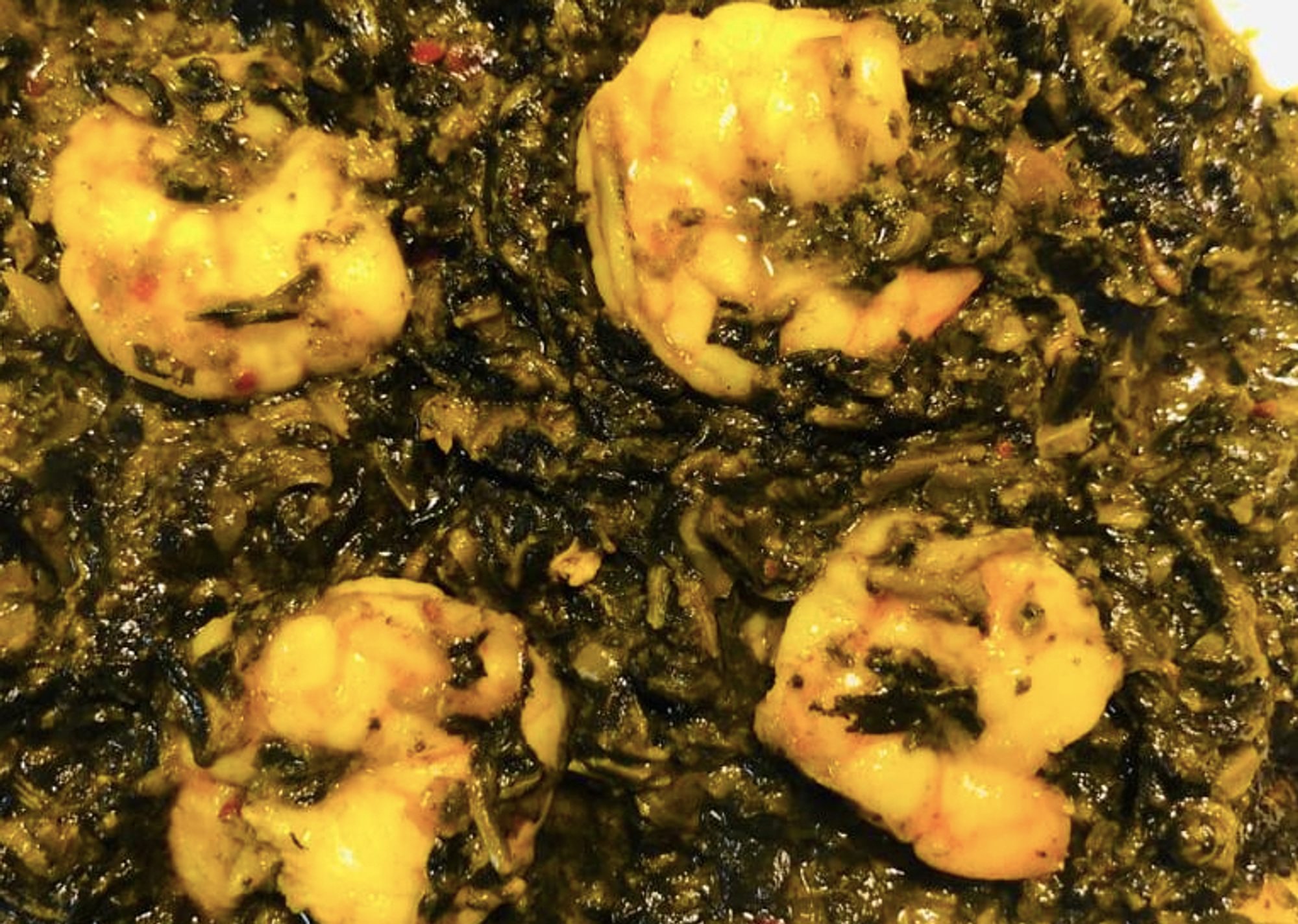 Shrimp Saag