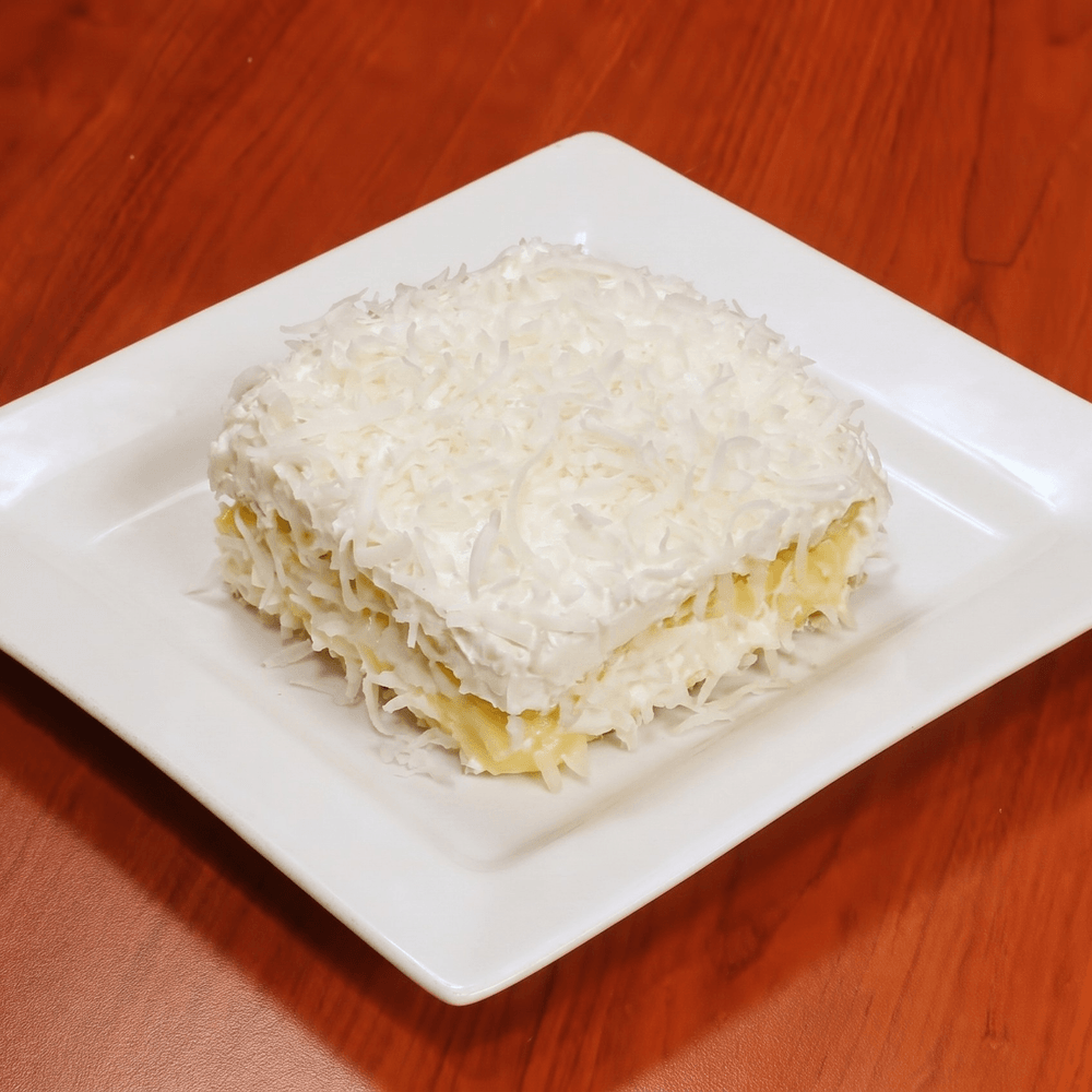 Fresh Coconut Poke Cake