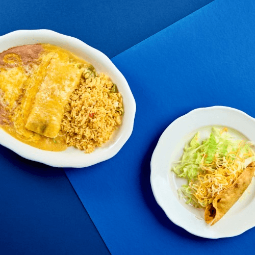 Enchilada and Taco Combo
