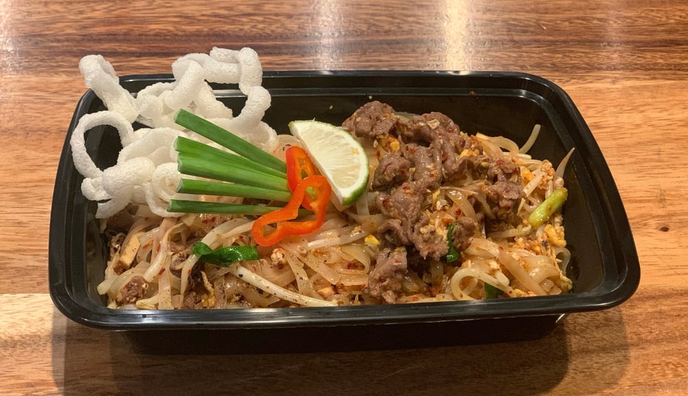 Pad thai strip loin