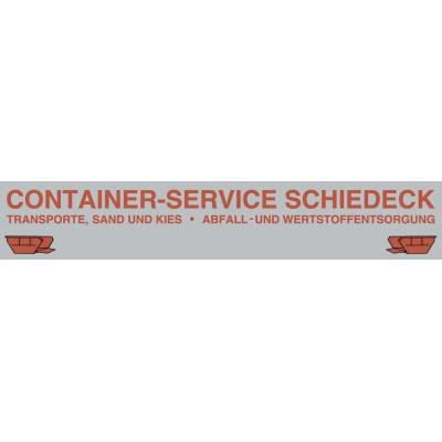 Logo von Container-Service Schiedeck