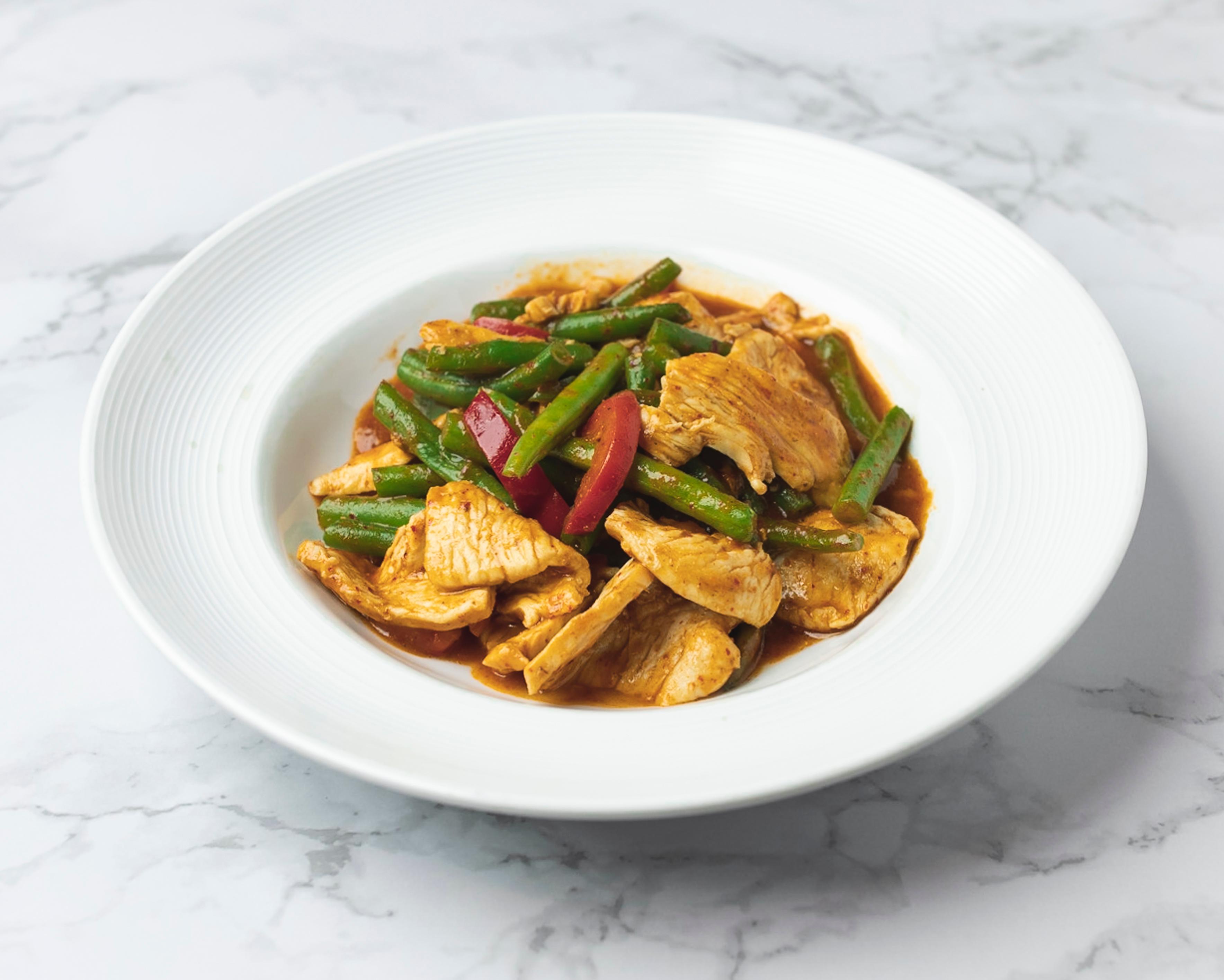 Pad Prik King - Thai Red Curry Stir-Fry