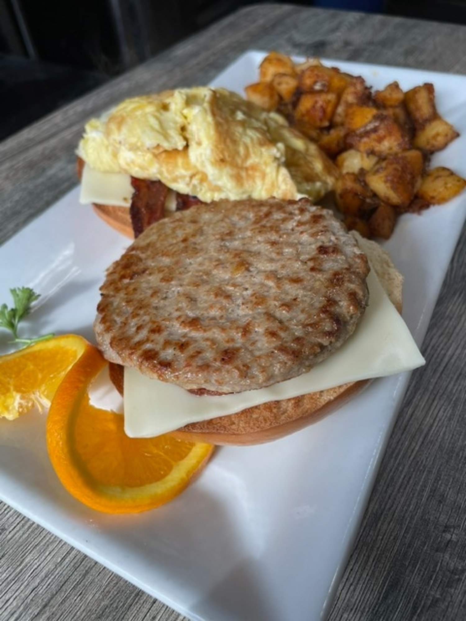Sausage Egg & Cheese Sand