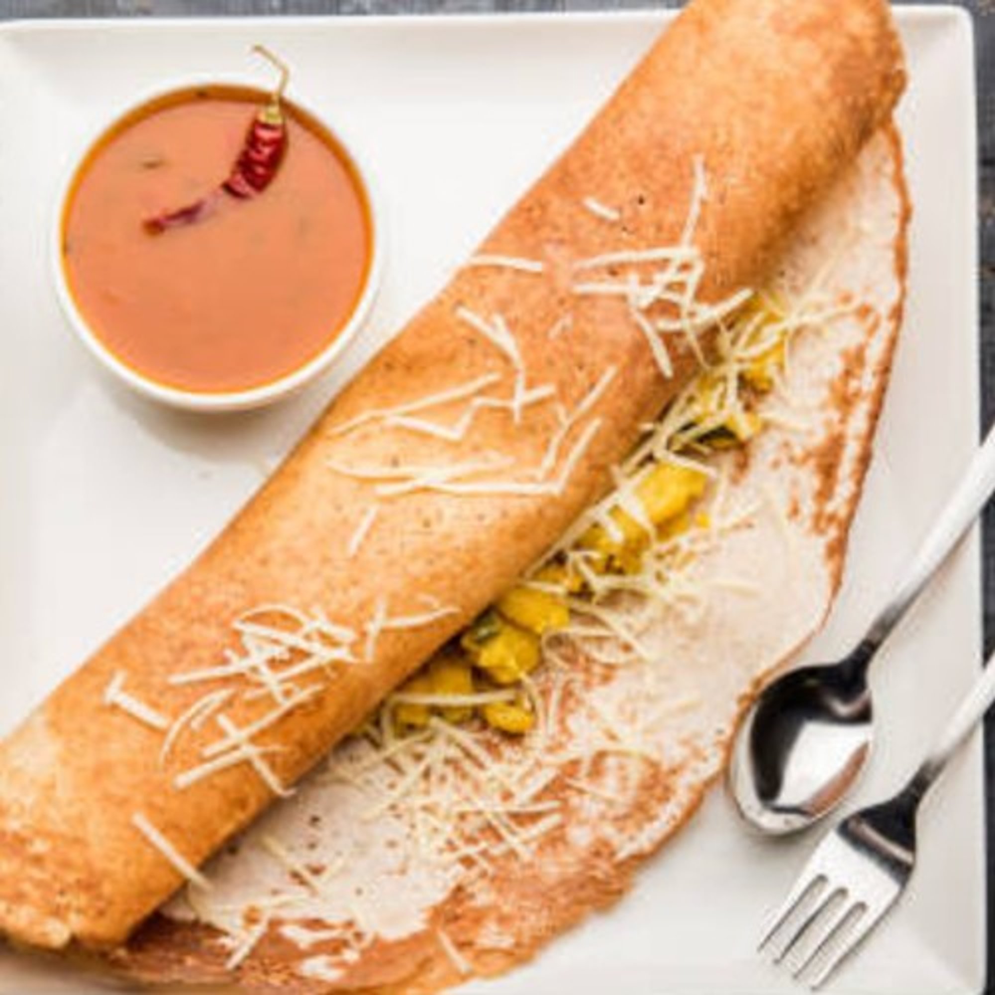 Cheese Masala Dosa