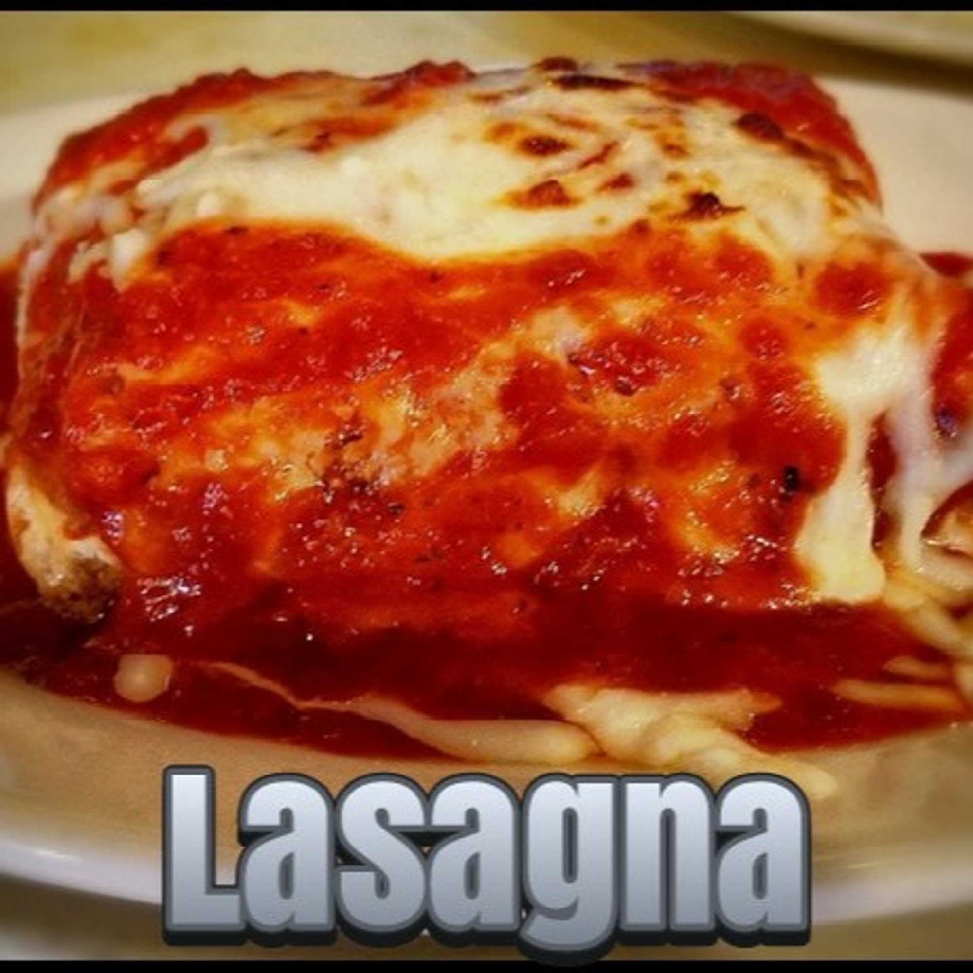 Lasagna With Salad