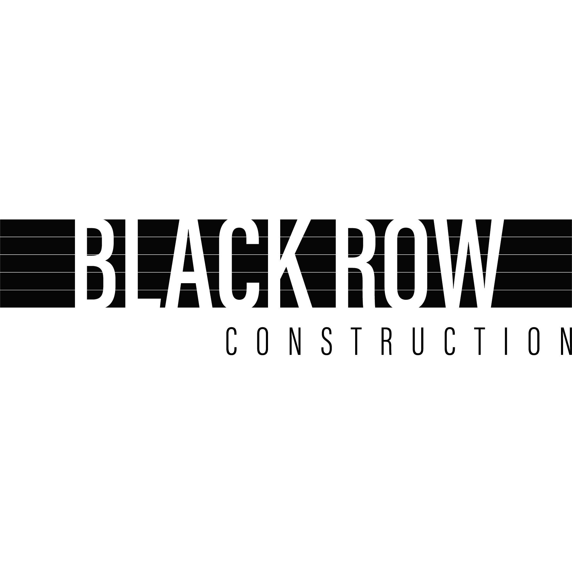 Black Row Construction Logo