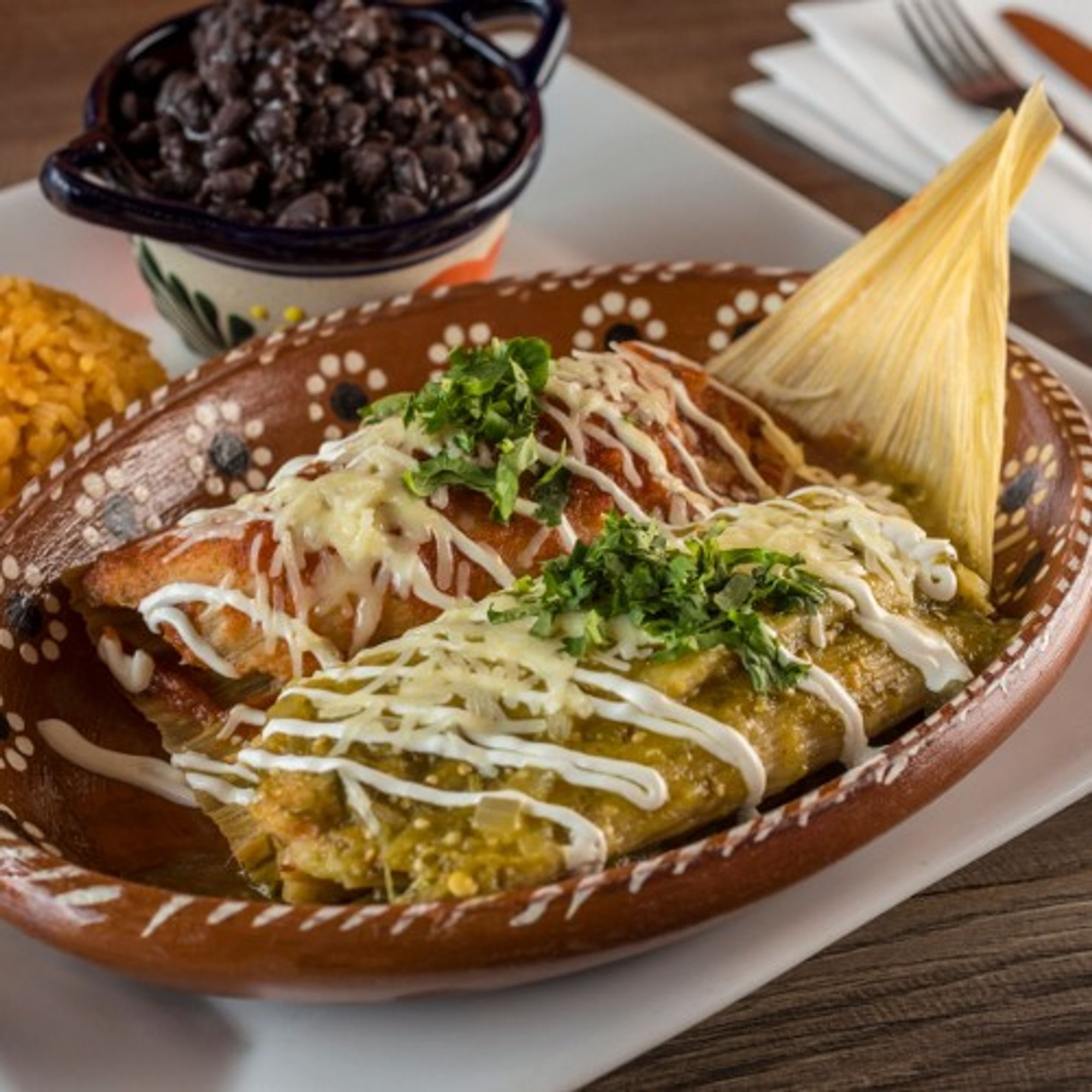 Tamales Plate