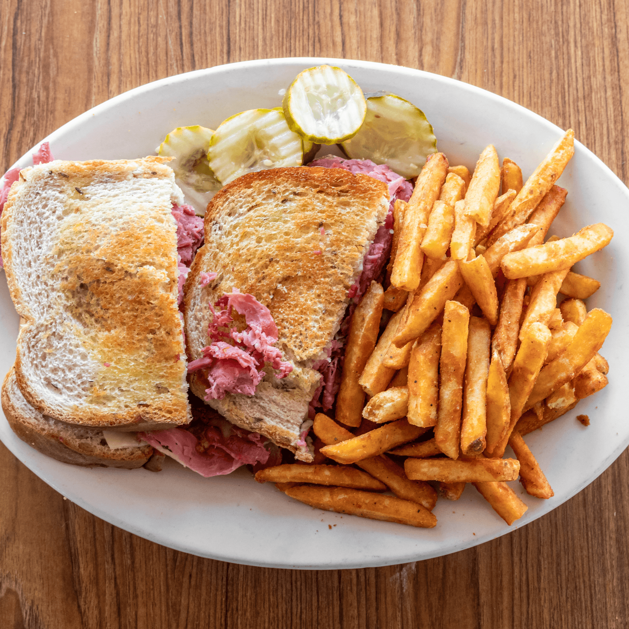 Corned Beef & Swiss on Rye (Half Pound)