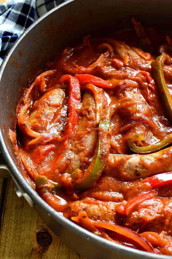 Sausage Peppers & Onions