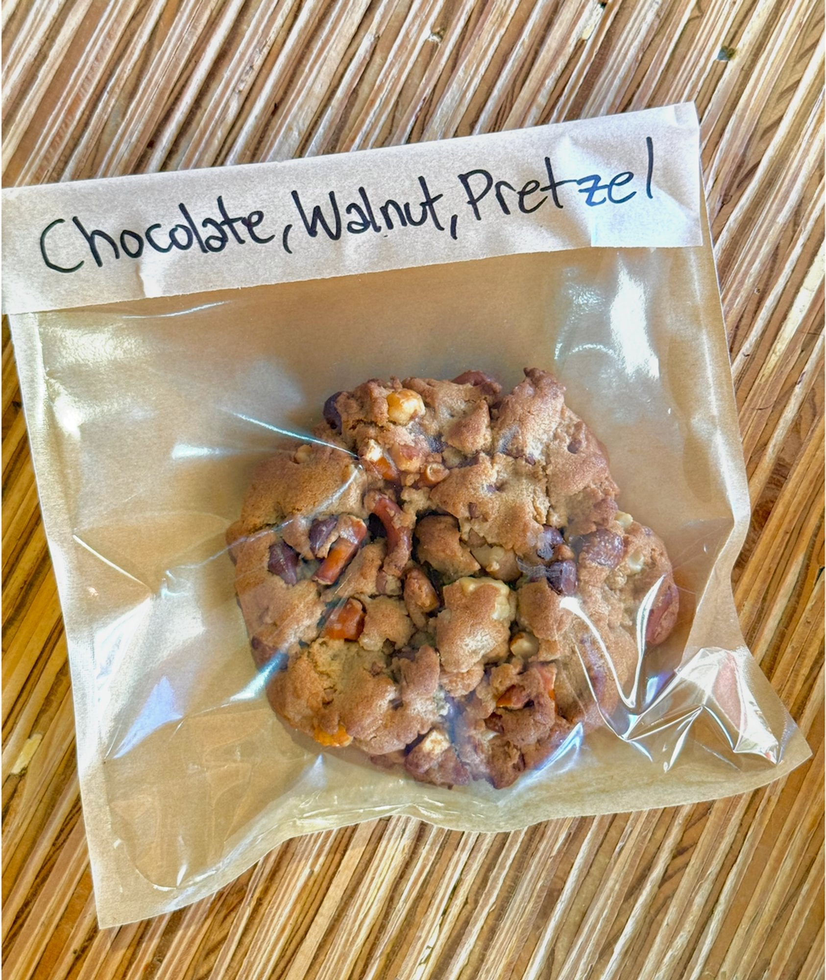 Chocolate Walnut Pretzel Cookie (Made In-House)
