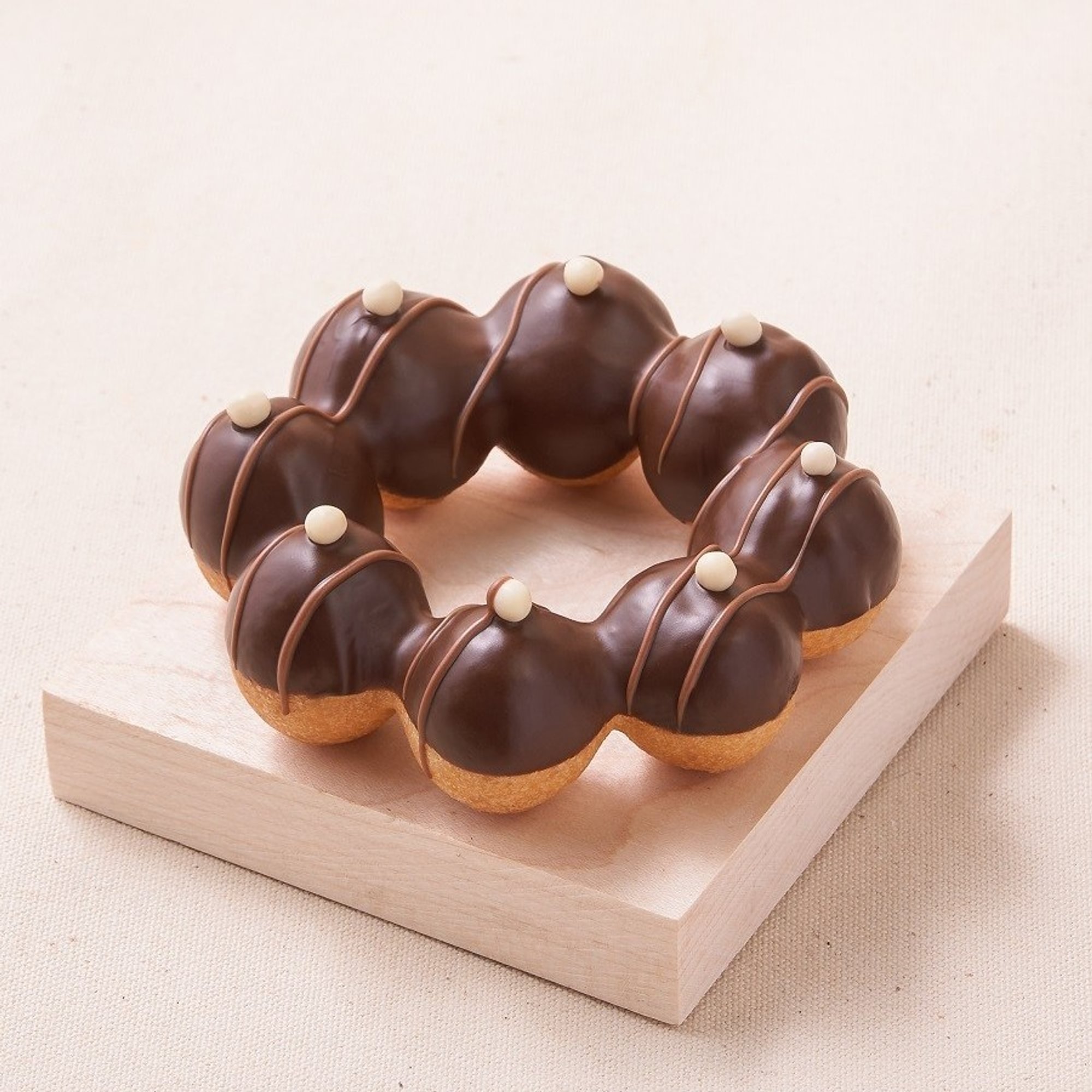 Nutella Mochi Donut 榛果巧克力甜甜圈