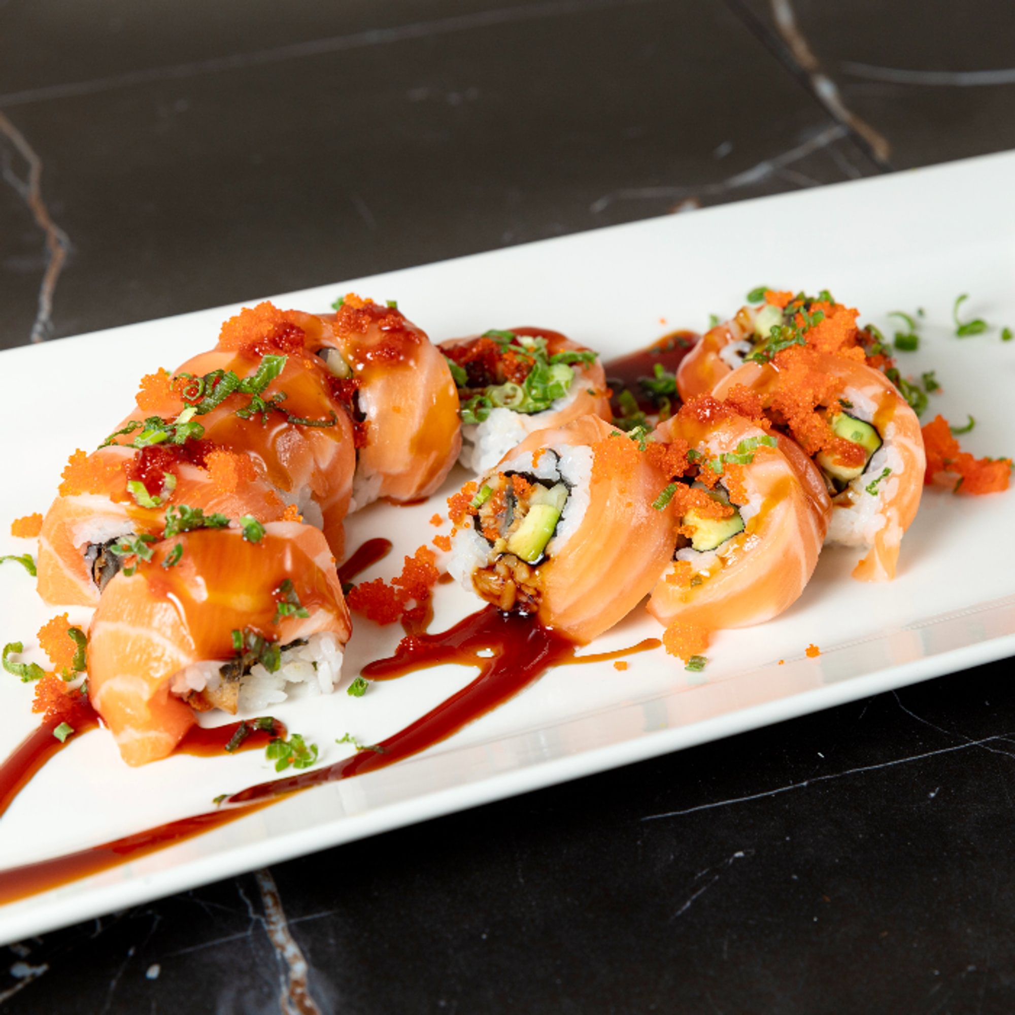 Pink Dragon Roll