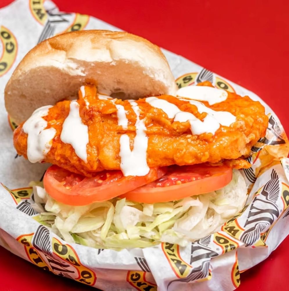 Buffalo Style Chicken Breast Sandwich