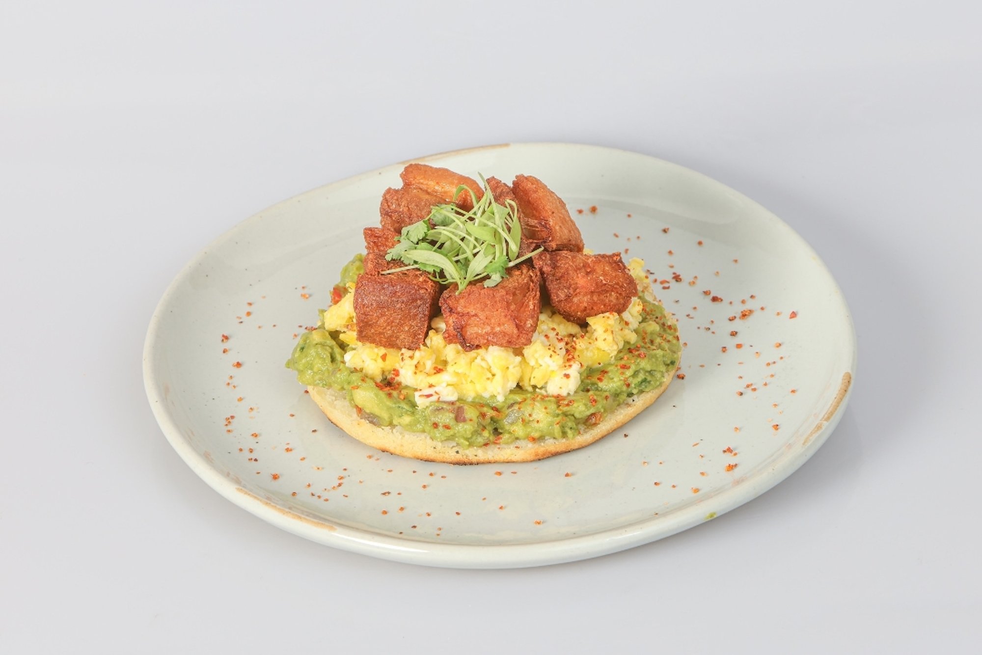 Arepa Toast Pork Belly