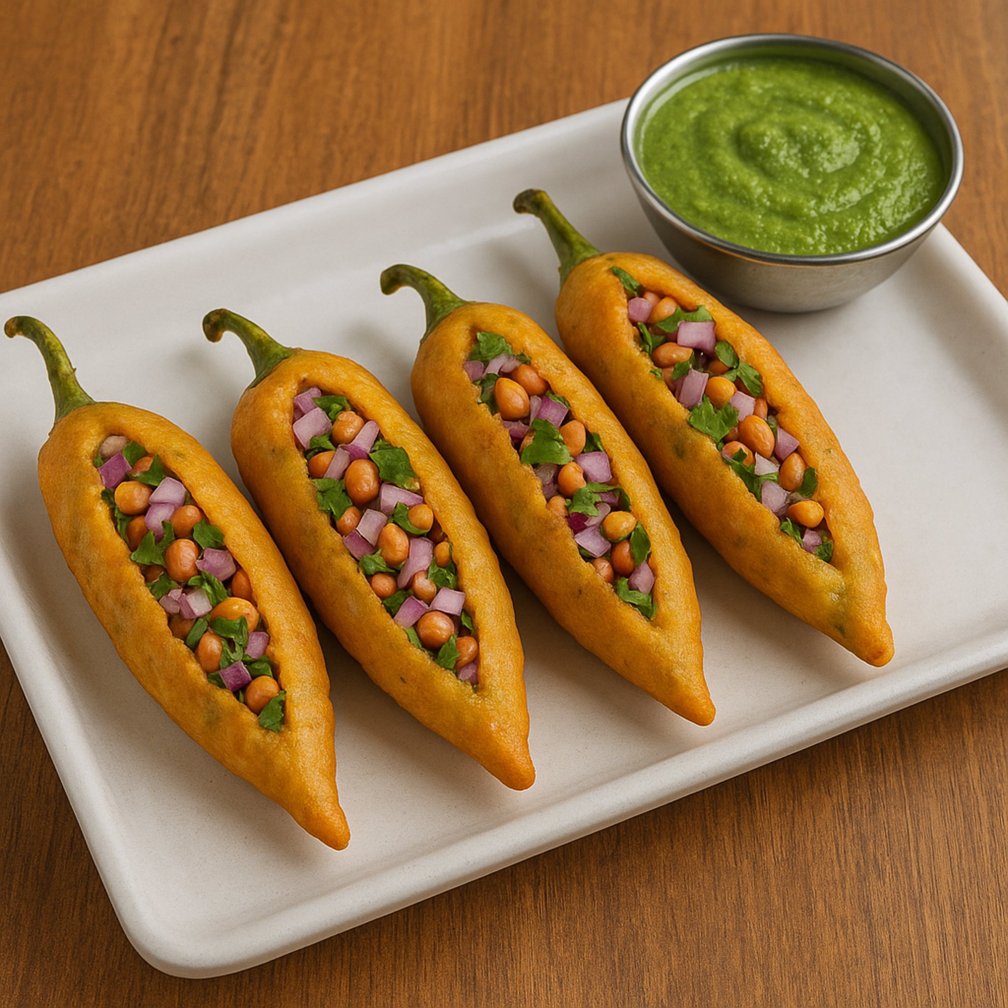 Mirchi Bajji (Stuffed)