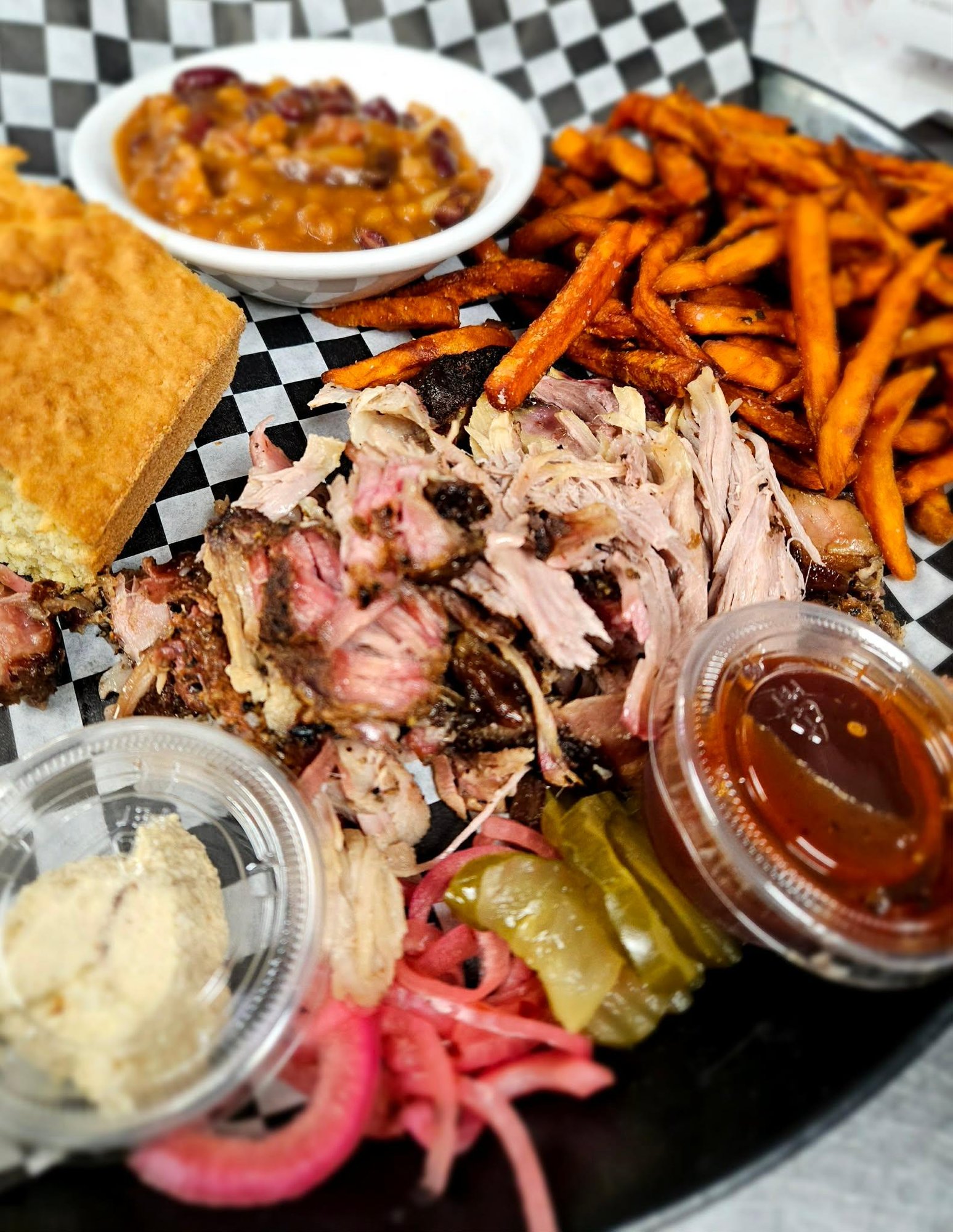 Smoked Pulled Pork Platter
