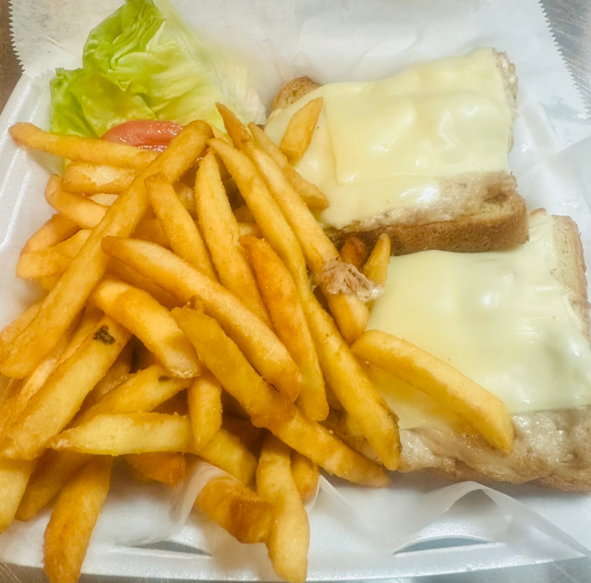 Tuna Melt Club Sandwich