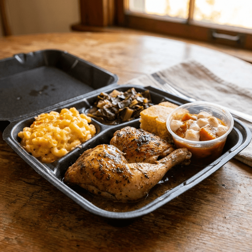Baked Chicken Heritage Plate