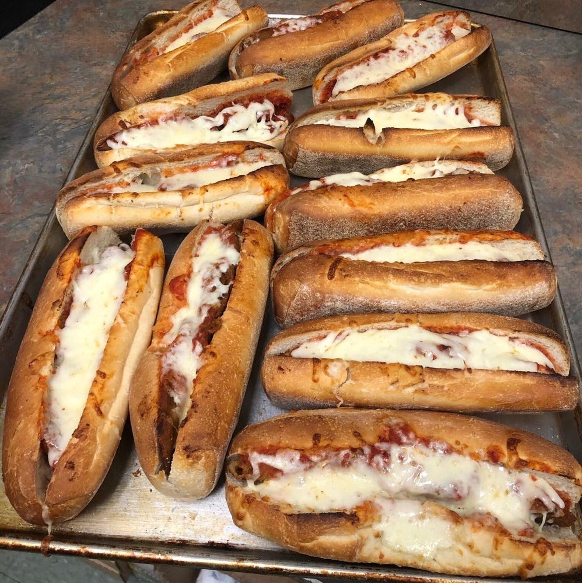 Meatball Parmigiana Sub