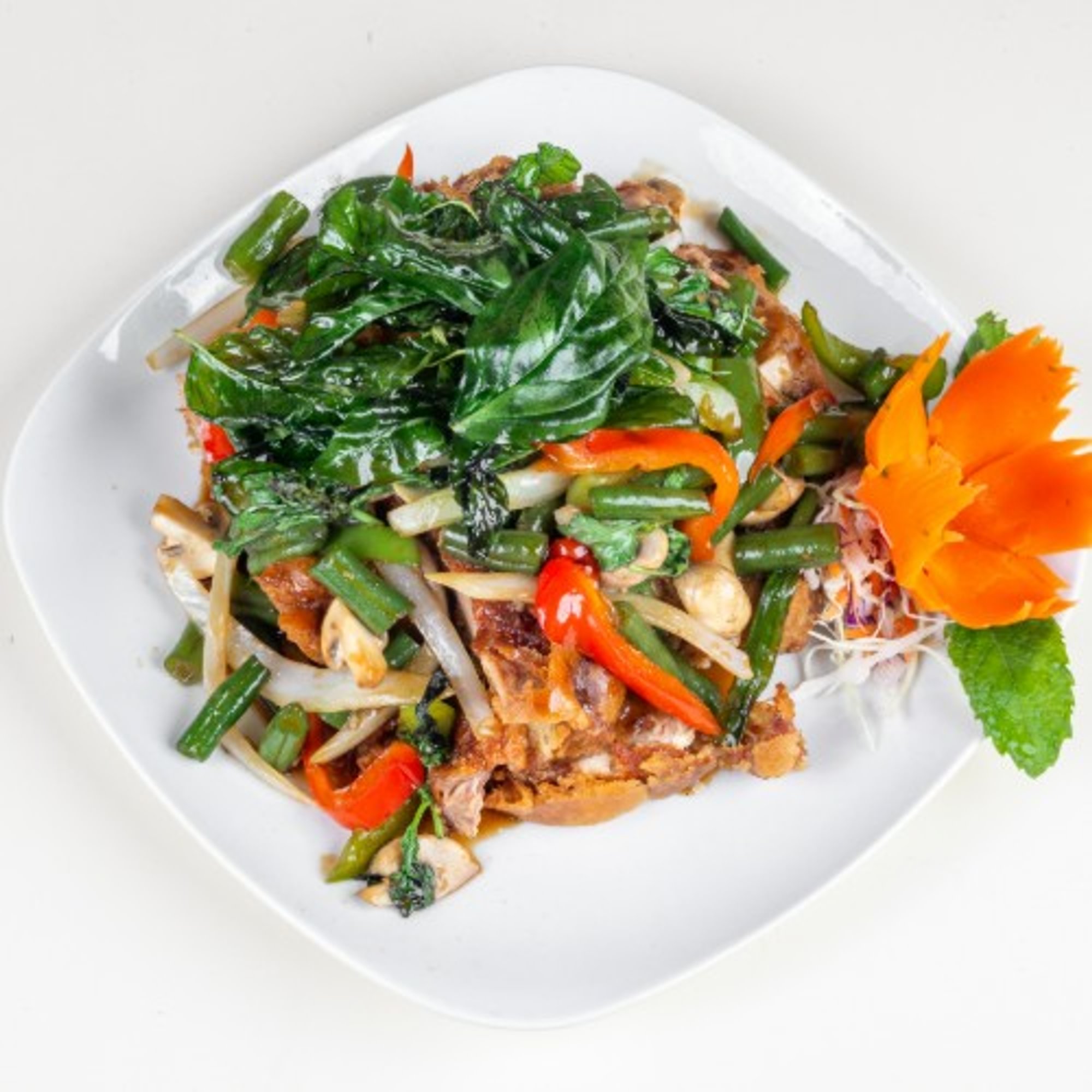 63. Basil Crispy Duck