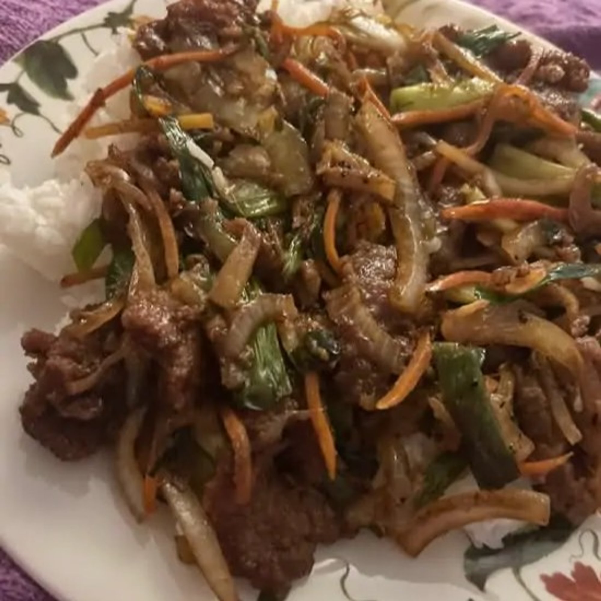 Ginger Onion Beef