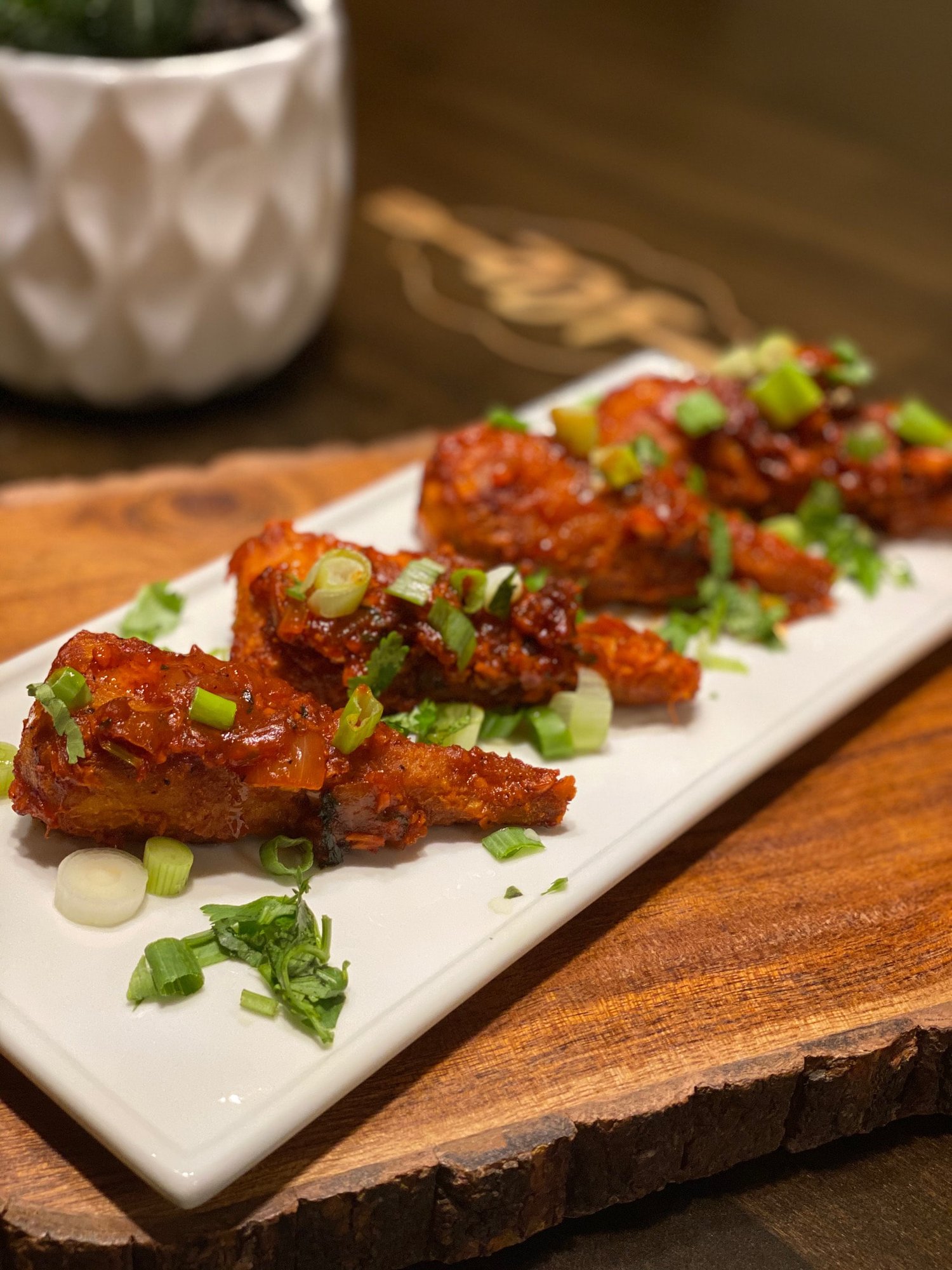 ◼️ Vegan Manchurian Wings (V)