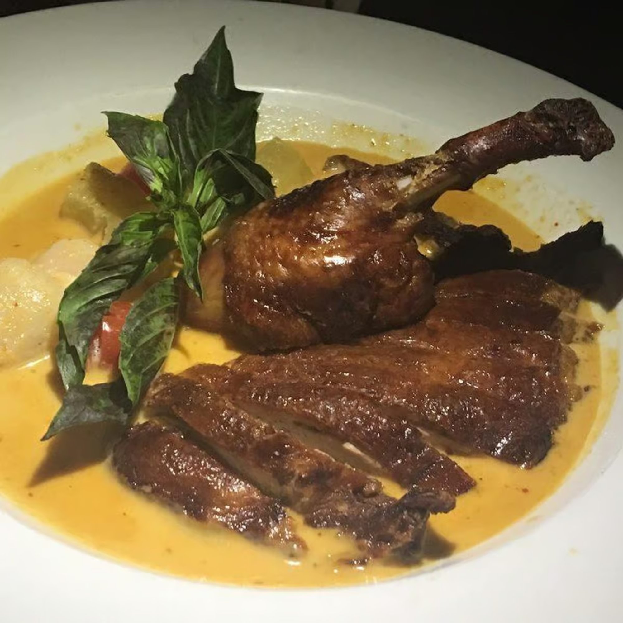 Roasted Duck with Curry Sauce
