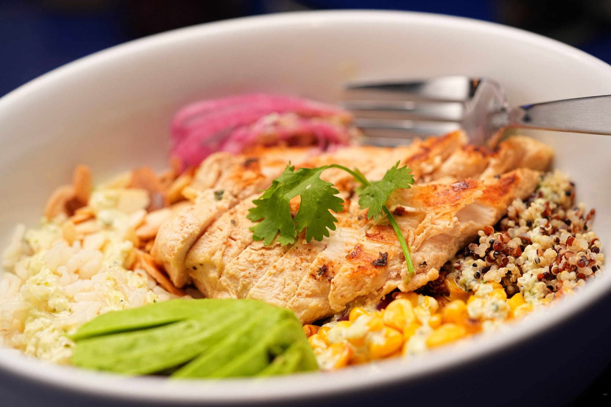 Southwest Power Bowl with Chicken