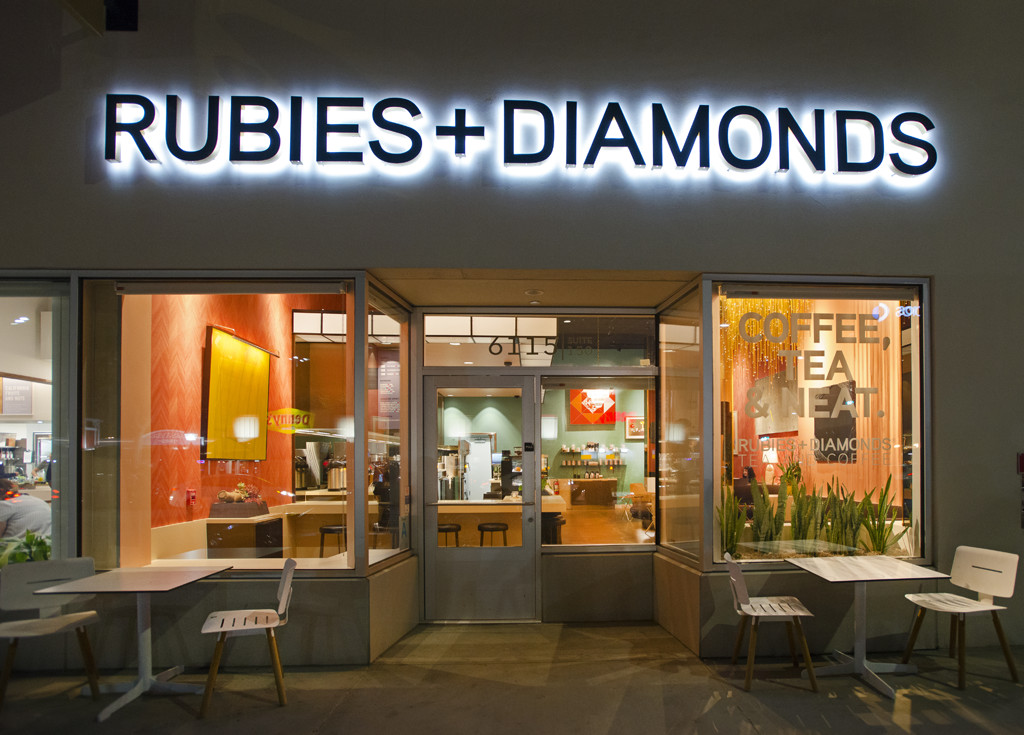 Commercial Interior Design: Rubies + Diamonds