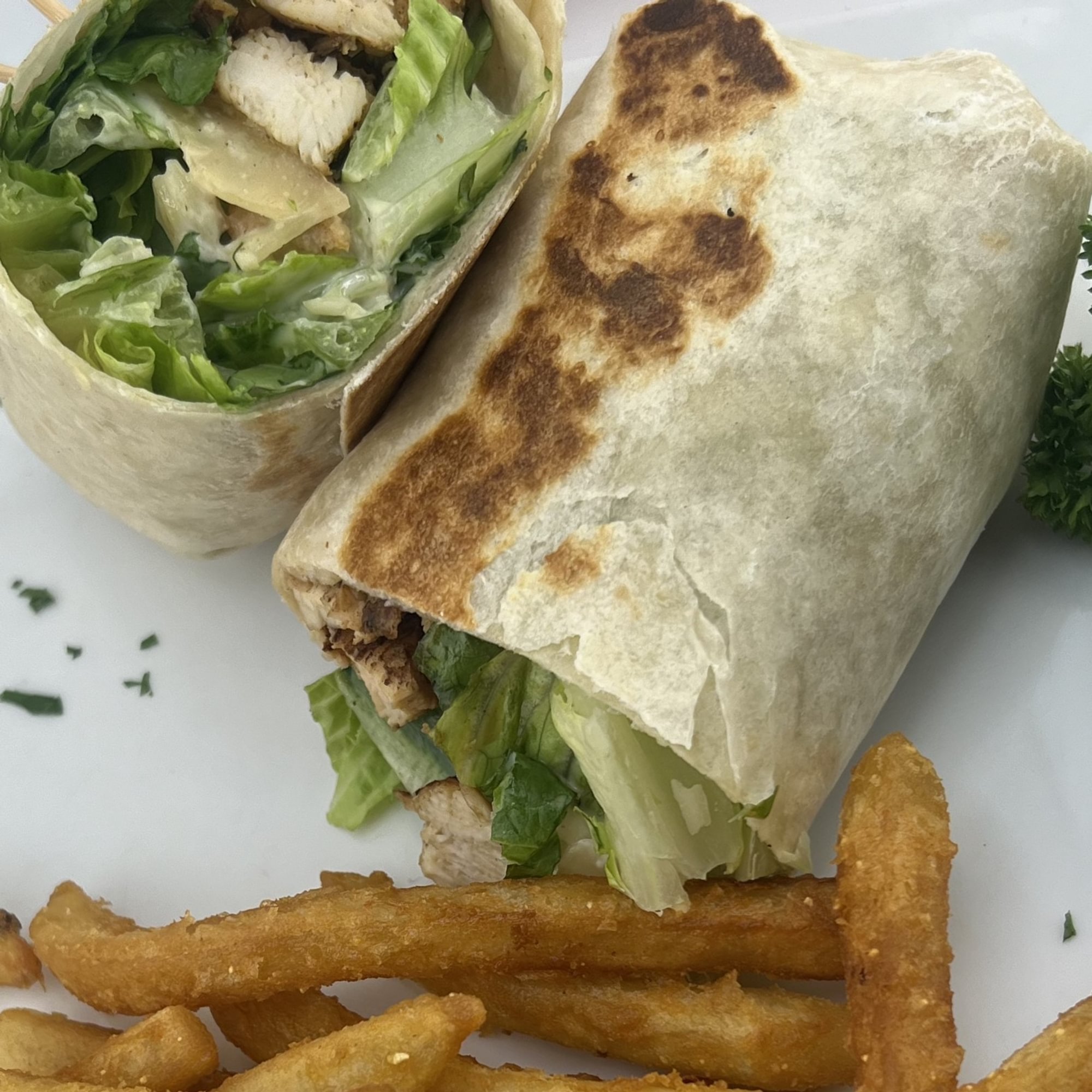 Chicken Greek Wrap