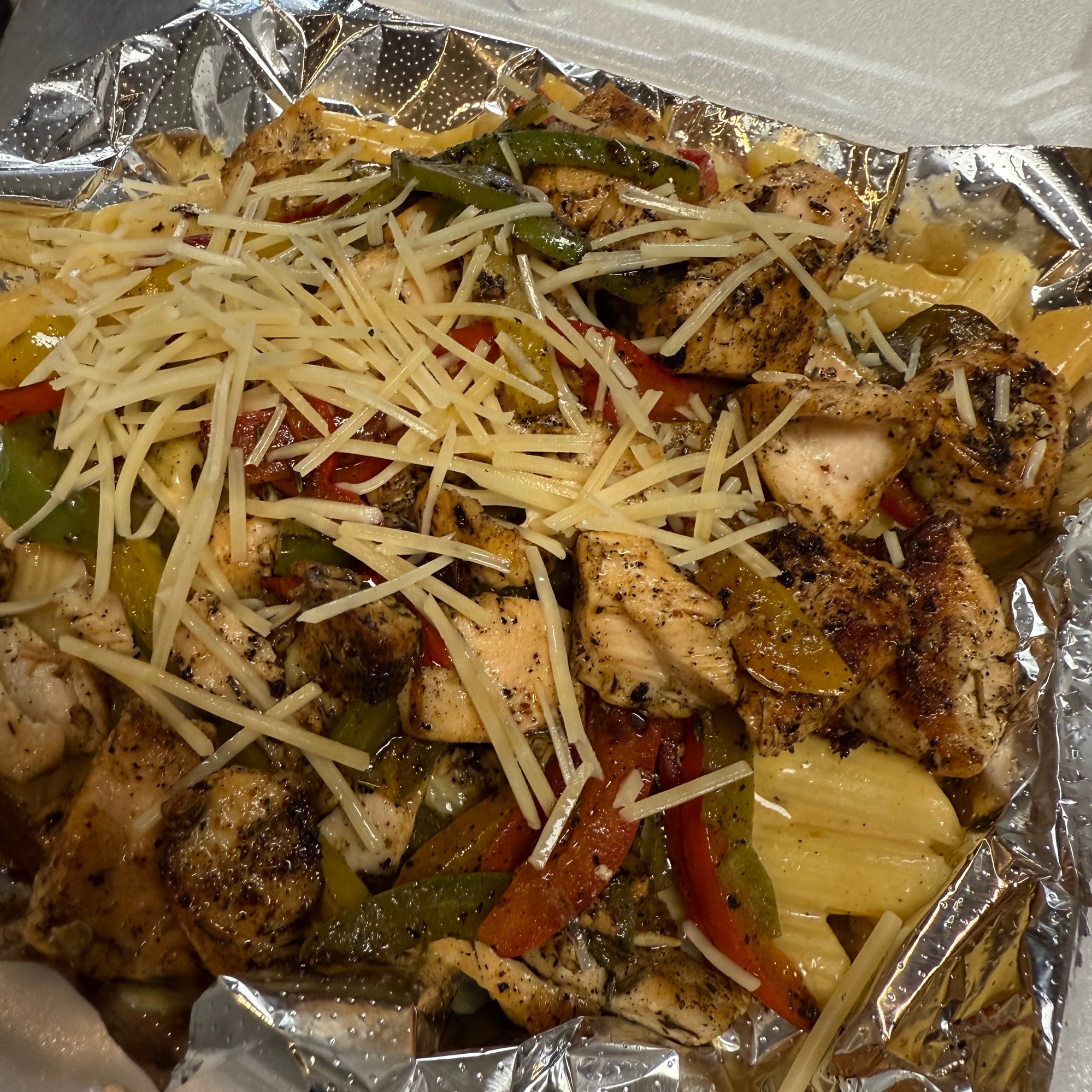 Salmon Rasta Pasta