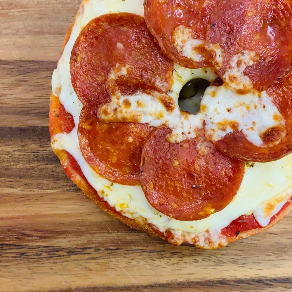 Pepperoni Pizza Bagel.