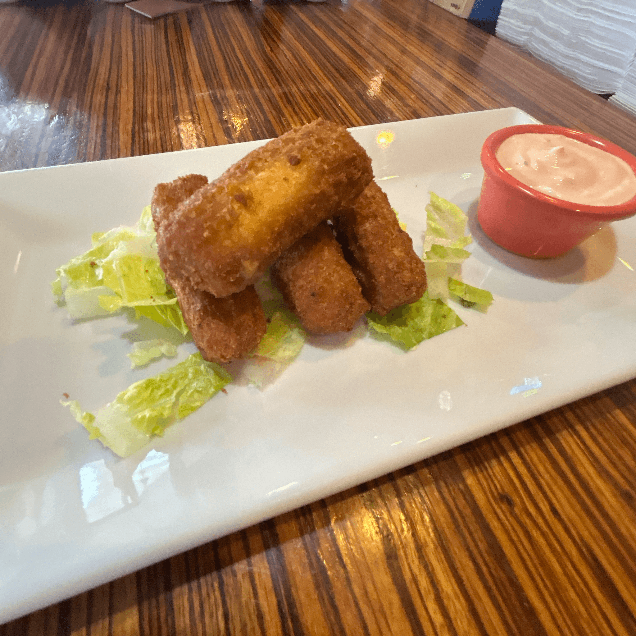 Mozzarella Sticks with Spicy Arbol