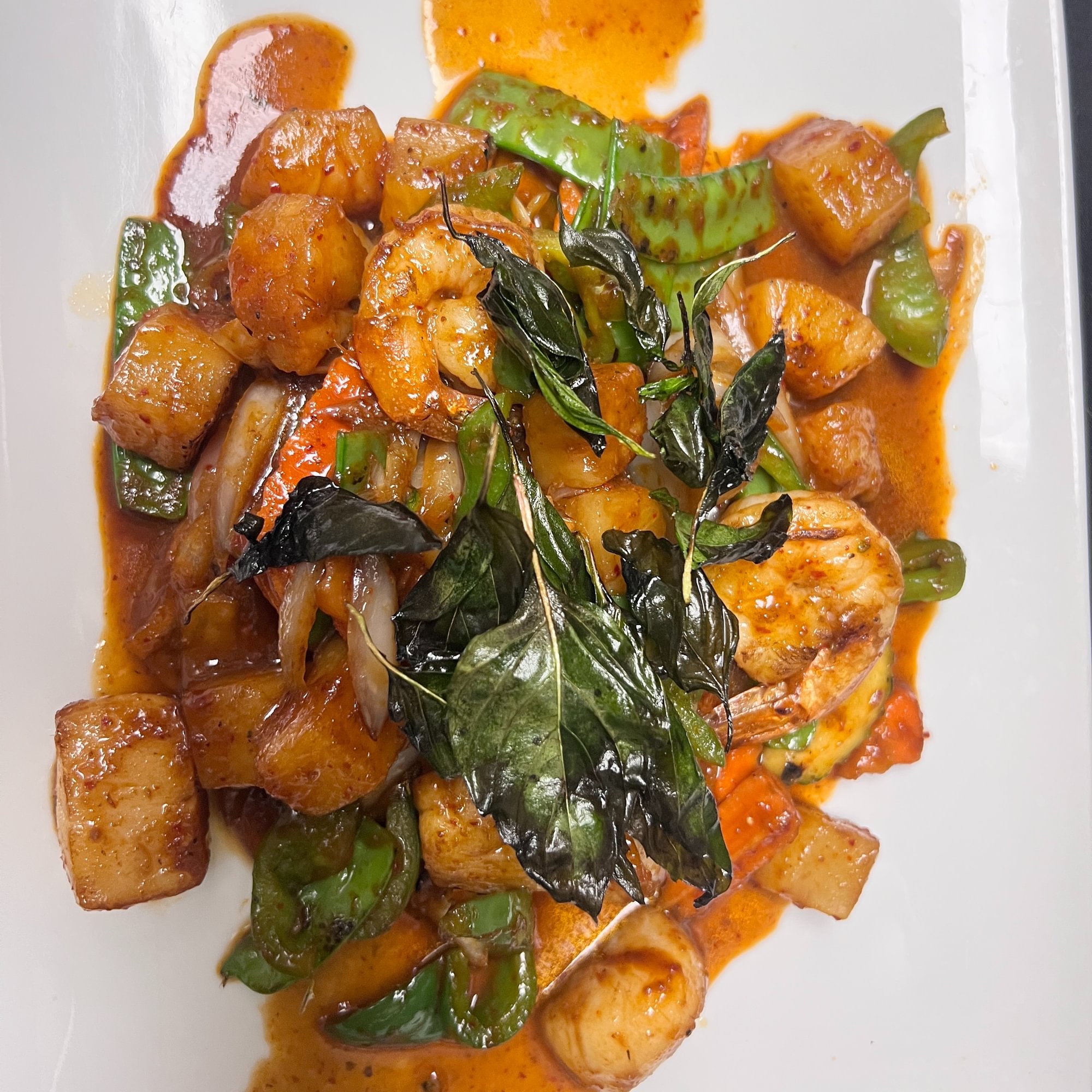Blazing Shrimp and Scallop