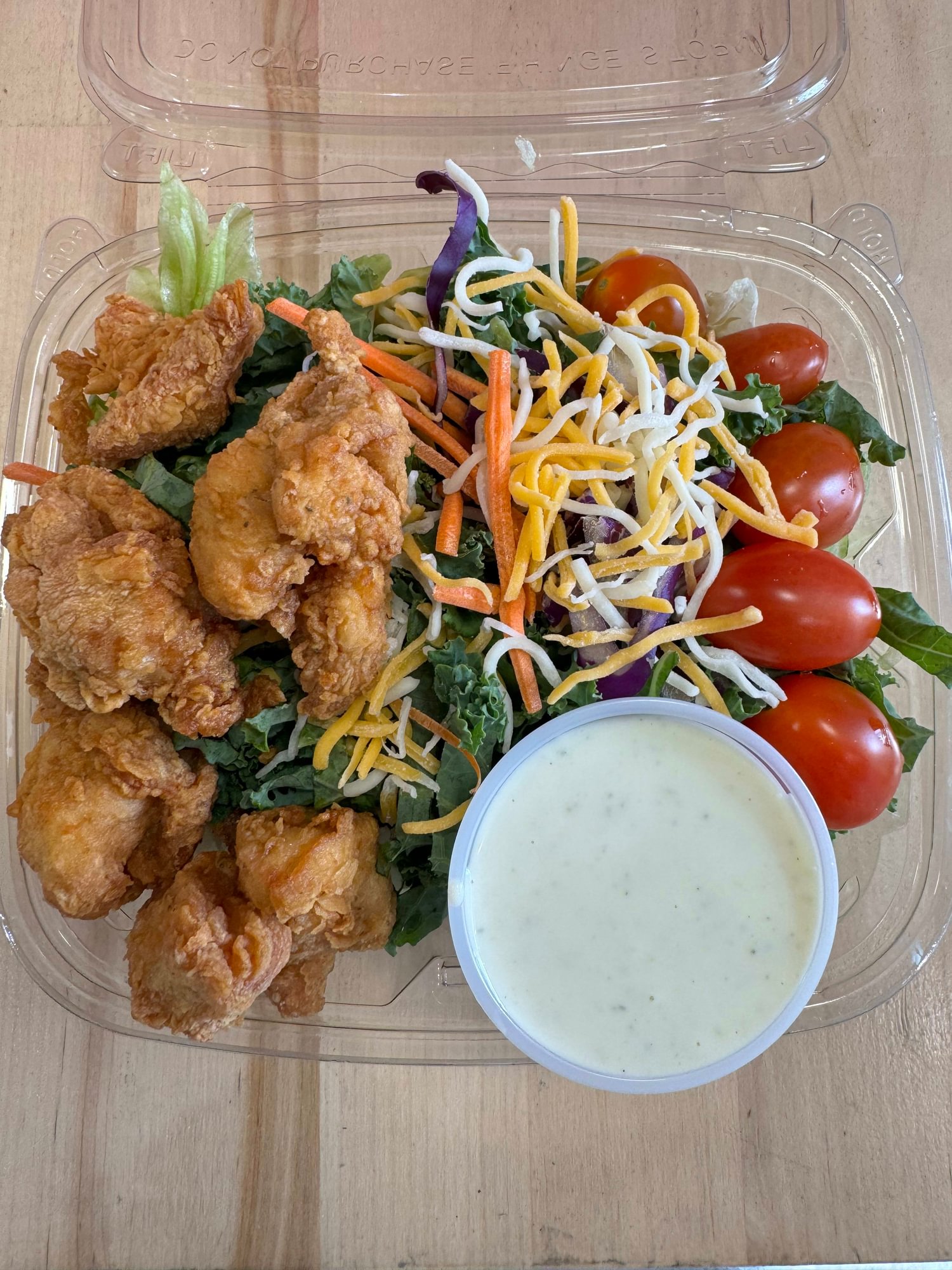 Crispy Chicken Salad